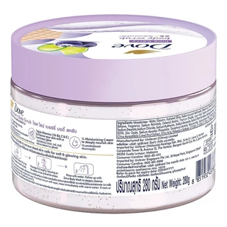 Dove โดฟ บอดี้ สครับ ไลม์ เบอร์รี่ 280 กรัม สครับ ขัดผิวกาย