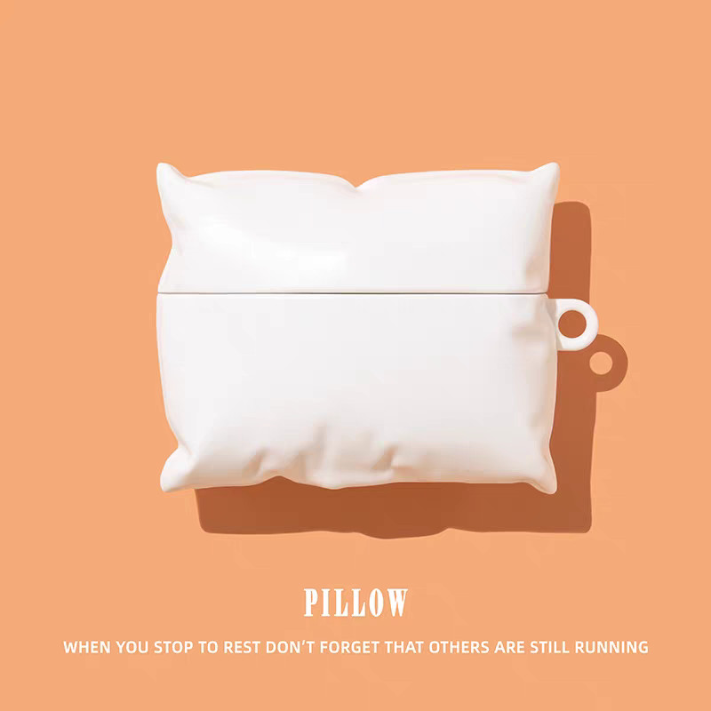 (Pro3 2025)ปลอกหมอนสร้างสรรค์สําหรับ AirPods4/4ANC(2024)1/2/3/Pro/Pro2 เคสซิลิโคนอ่อนนุ่ม