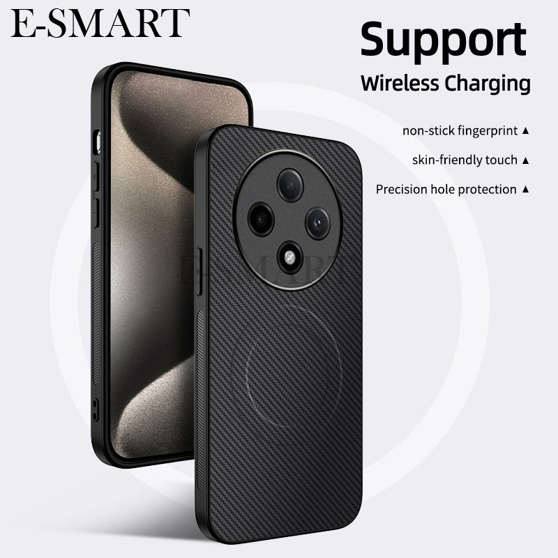 สําหรับ OPPO F27 กรณีคาร์บอนไฟเบอร์เลนส์แข็งปกป้องแม่เหล็กตกป้องกันสําหรับ OPPO F27 เคสโทรศัพท์