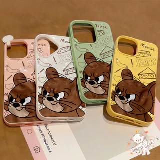 ✨ นี่ยม! ✨ เคสเหมือนอุกกาบาต เคสคู่ ภาพการ์ตูน น่ารัก หนู สําหรับIPhone16 15 14 13 12 11 7 8 plus Pro Promax X XR XS