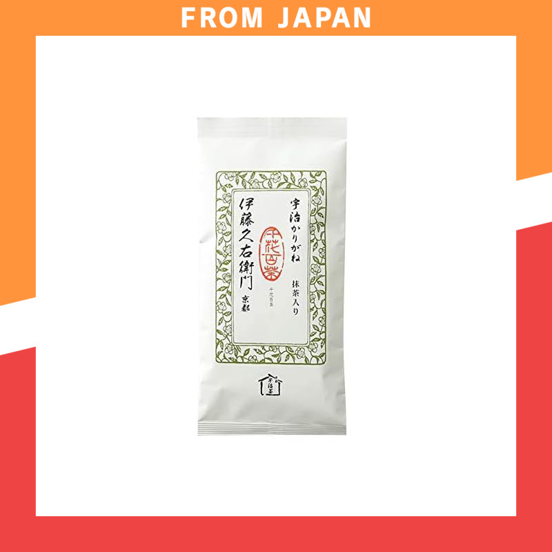 Ito Kyuemon Matcha-Included Karigane 80g Bag - Tea Leaves - Uji Tea - Japanese Tea - Green Tea - Sencha - Karigane Tea - Stem Tea