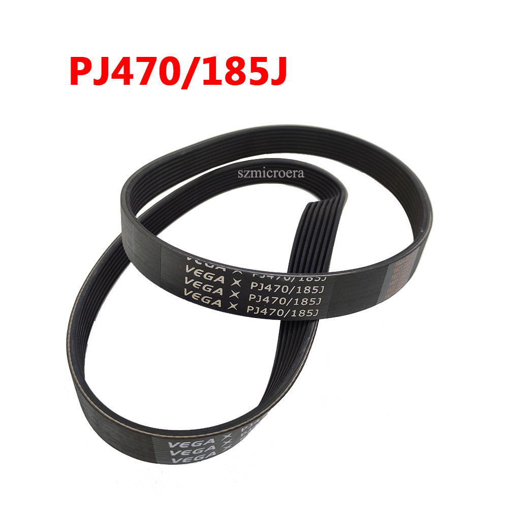VEGA V-Belt PJ470 185J 3/4/6/7/8/9 ซี่โครงลู่วิ่งมอเตอร์เข็มขัดยาง Multi Groove เข็มขัดไดรฟ์เข็มขัด