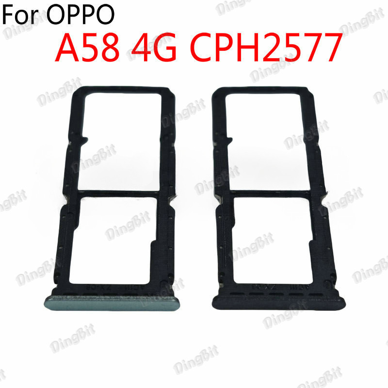 ที่วางถาดซิมการ์ดทดแทนสําหรับ Oppo A58 4G CPH2577