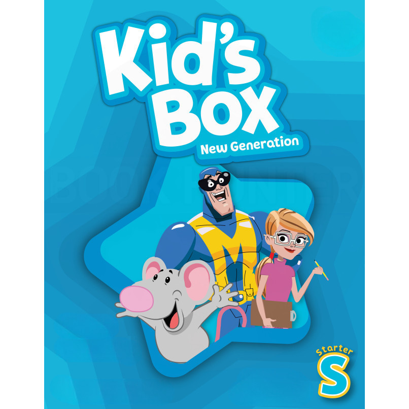 (108A) English Flashcard Kids Box New Generation Level Starter -1-2-3-4 A5 size-éplashtic