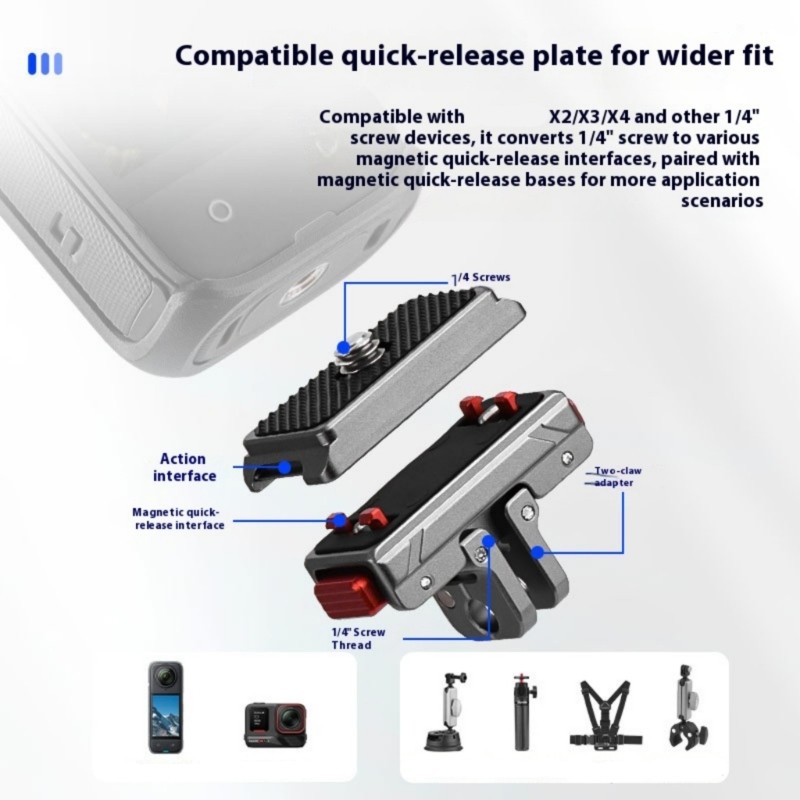 Psy Quick Release Plate Camera Quick Release ขาตั้งกล้อง Mount อะแดปเตอร์ QUICK RELEASE