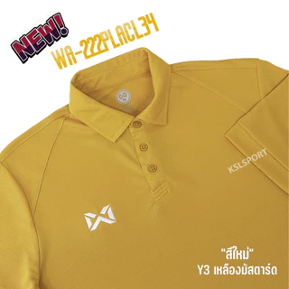 ใหม่! Warrix เสื้อโปโลวอริกซ์ เสื้อวาริกซ์ ใส่ทำงาน ใส่สบาย ไม่ต้องรีด รุ่น WA-222PLACL34 สีฟ้า,ส้ม