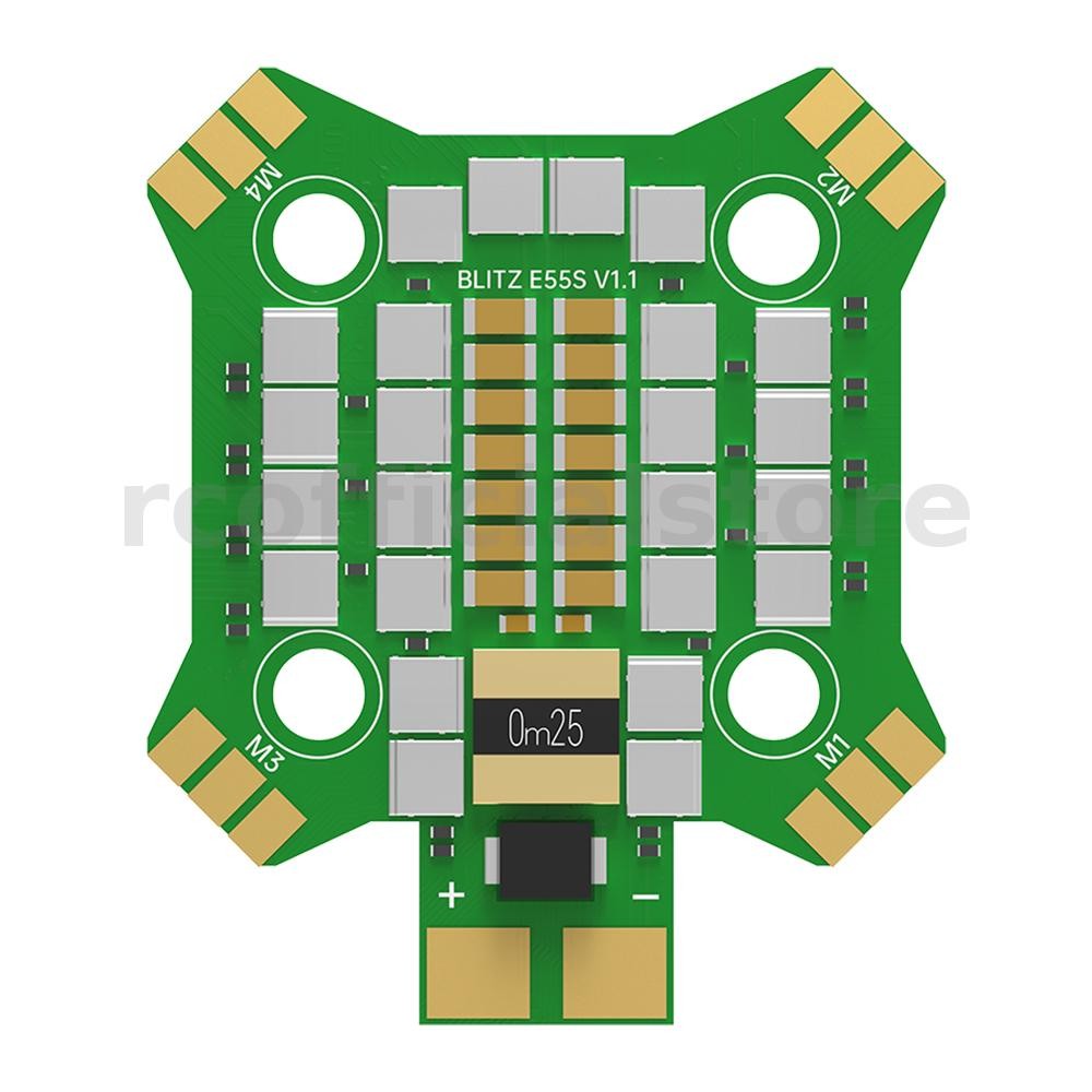 20x20 มม.iFlight BLITZ Mini E55S 55A 2-6S BLheli_S 4IN1 ESC แบบไม่มีแปรงสําหรับ FPV RC Racing Drone