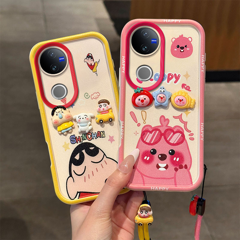 เคส VIVO V50 ตุ๊กตาการ์ตูนซิลิโคนอ่อนนุ่มเคสโทรศัพท์