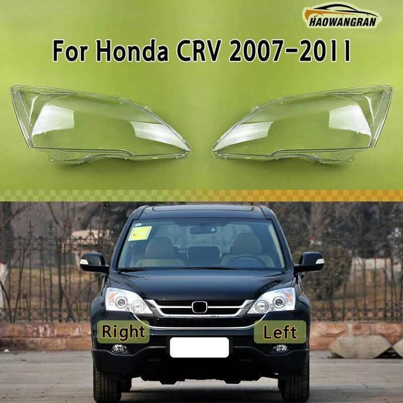 ฝาครอบไฟหน้าเลนส์โปร่งใสไฟหน้าเปลี่ยนโคมไฟเดิม Plexiglass สําหรับ Honda CRV 2007 2008 2009 2010 2011 2C676