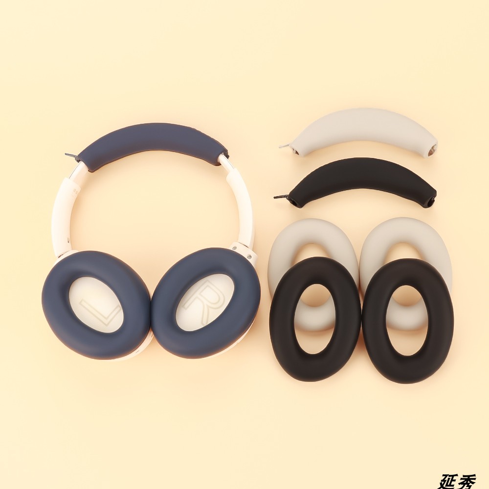 Stock Ready2 ชิ้น/เซ็ตสําหรับ UGREEN HiTune Max5c หูฟังป้องกันกรณีหูฟังซิลิโคนชุดหูฟังแบบนุ่ม Headbe