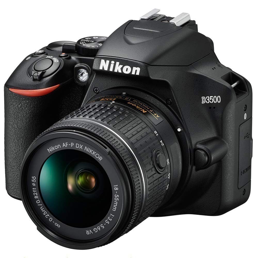 Nikon Digital SLR Camera D3500 AF-P 18-55 VR Lens Kit D3500LK