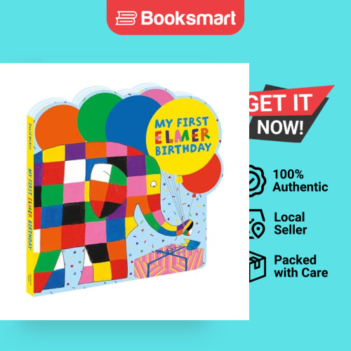 วันเกิด Elmer ครั้งแรกของฉัน - หนังสือกระดานรูป Elmer โดย David McKee Bo 9781839133428