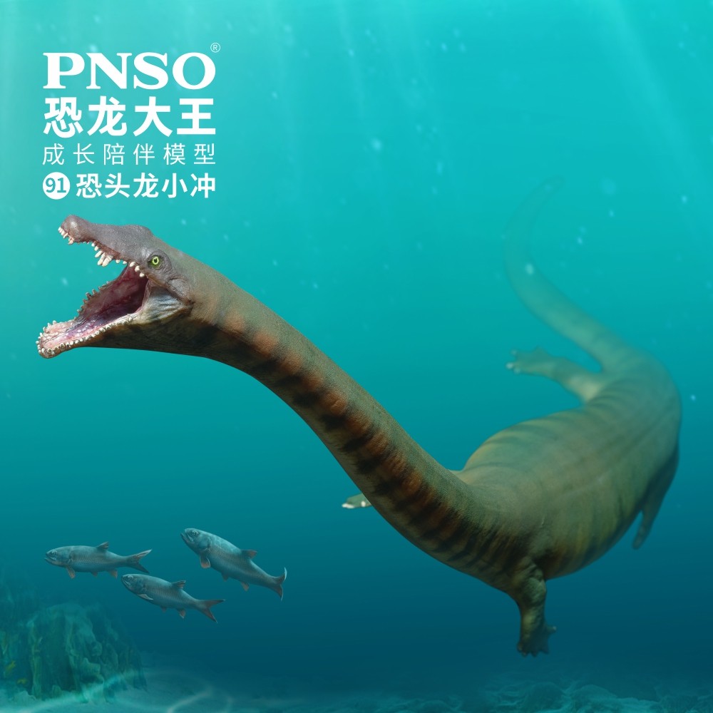 ของเล่นเด็กไดโนเสาร์รุ่น PNSO Fear of the Head Dragon Small Chong 91 Sanjieji ไดโนเสาร์กินเนื้อ