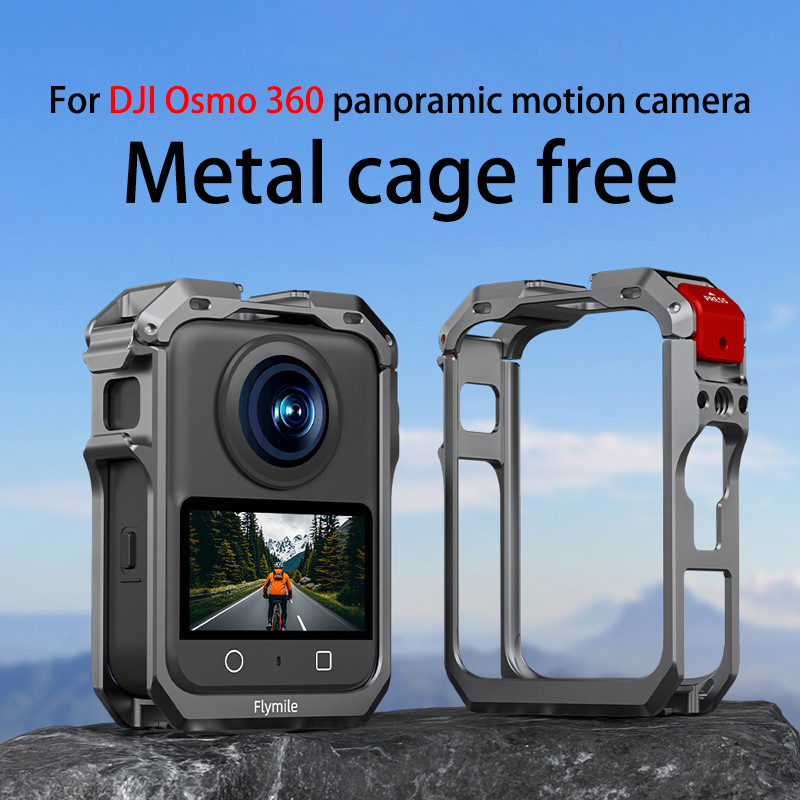 สําหรับ ดีเจ ออสโม 360 พาโนรามากีฬากล้องโลหะกระต่ายกรงมัลติฟังก์ชั่ขยายป้องกันกรอบโลหะ ดีเจ 360 กล้องพาโนรามาอุปกรณ์เสริม