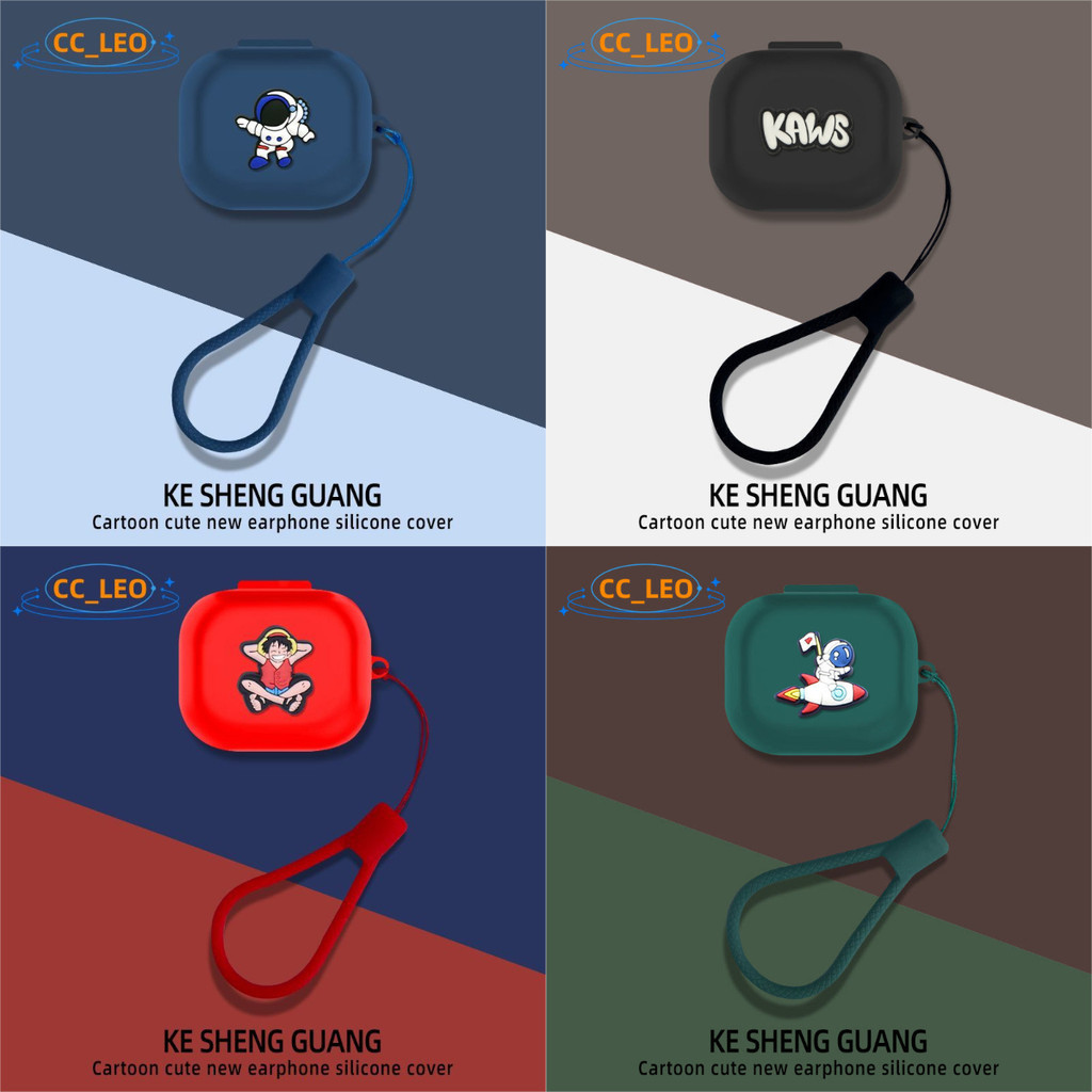 For QCY AilyBuds E20 Case Cartoon Silicone Soft Shell Suitable for QCY AilyBuds E10 Shockproof Shell