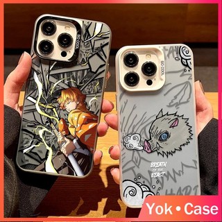 Demon Slayer Case for iPhone 11 16 15 14 13 12 Pro Max XR 7 8Plus Shockproof Casing Dustproof Cover