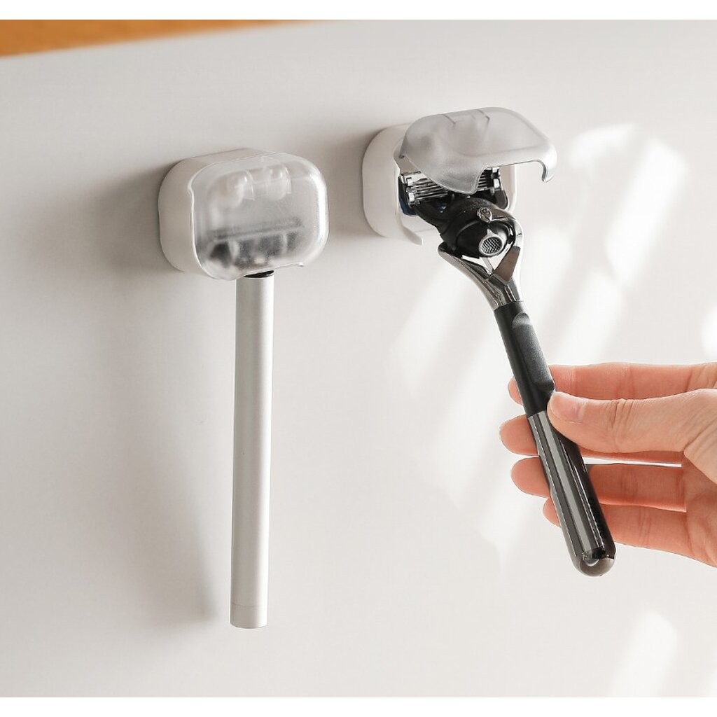 Omocha | (New) Razor holder ที่วางมีดโกนหนวด มีฝาครอบ