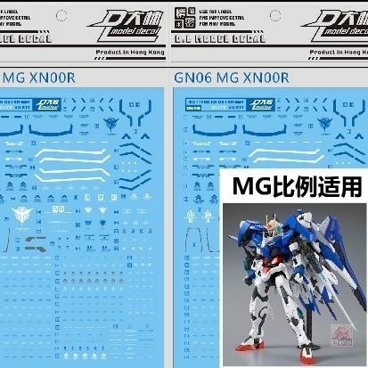 20250805 DL DALIN รูปลอกสไลด์น้ํา MG 1/100 00 XN Raiser 00R DLGN02