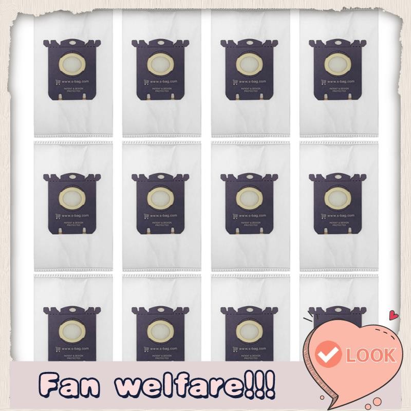 ถุงเก็บฝุ่นสําหรับเครื่องดูดฝุ่นคลาสสิก EL200F EL200F EL4100 EL4200 EL6985 EL7000 EL85009(12PCS)