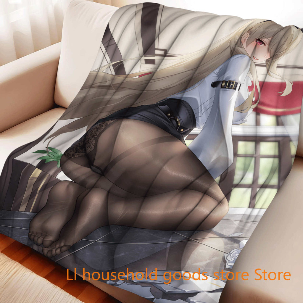 Honkai Star Rail Rita Rossweisse Flannel ผ้าห่มเตียงโซฟาผ้าคลุมเตียงตกแต่งบ้านคริสต์มาสวันเกิด