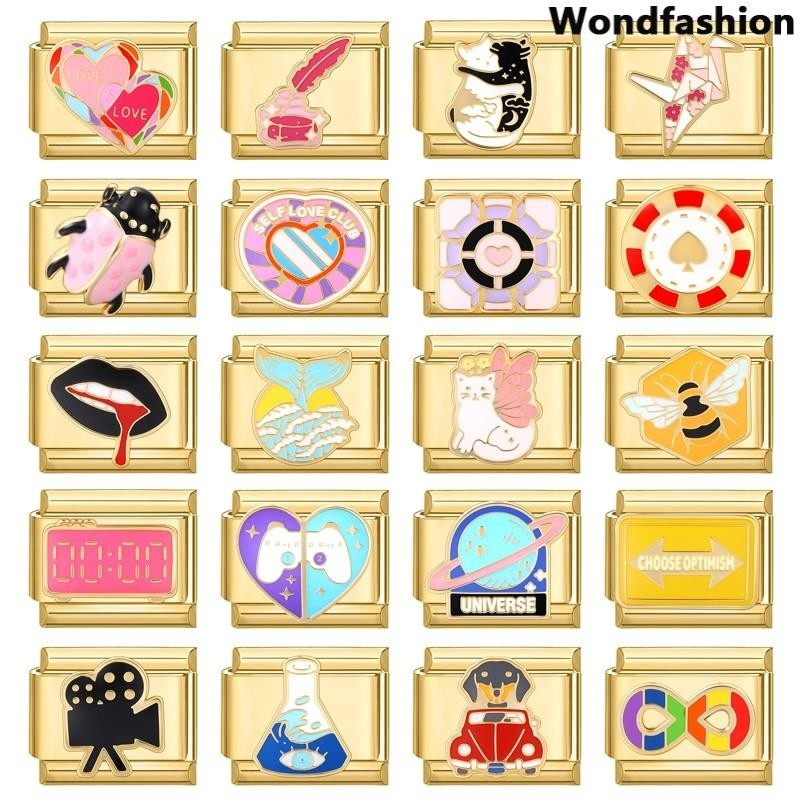 สร้อยข้อมือสแตนเลส Retro charm ขนาด 9 มม., เหมาะสำหรับ DIY และการตกแต่งบุคลิกภาพ