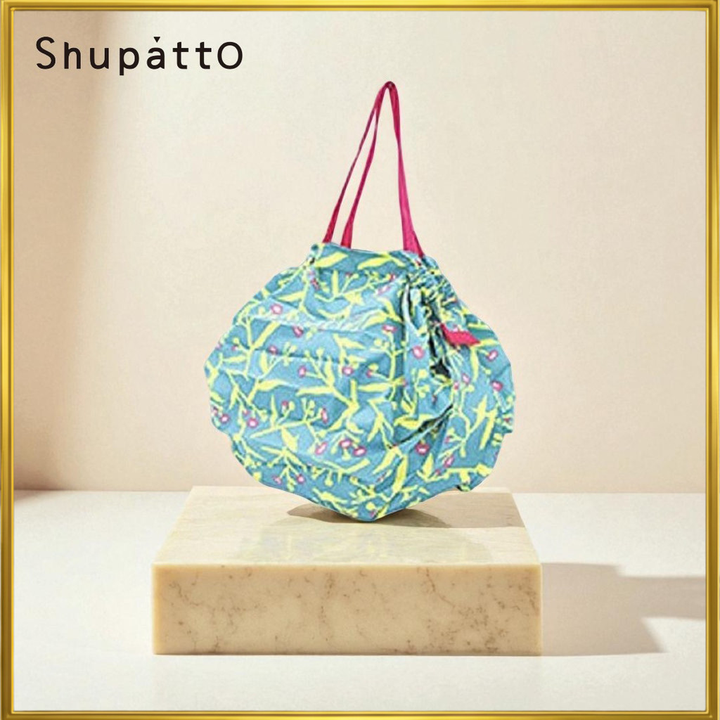 MARNA Shupatto Compact Bag M Floral Easy-Fold Eco Bag S411KU