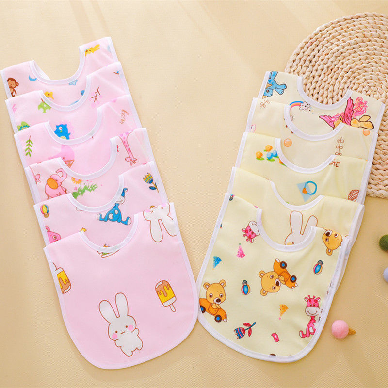 ผ้ากันเปื้อนเด็ก 100% ผ้า(Cotton) - ผ้ากันเปื้อนสามเหลี่ยมสำหรับทารก ไซส์แรกเกิด - ดีไซน์การ์ตูนน่ารัก สำหรับทารกและเด็กเล็ก - รูปที่ 5