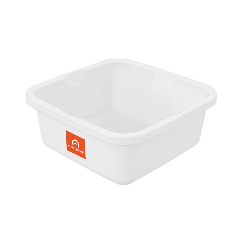 HOMEMART กะละมังเหลี่ยม 4038 13.5L สีขาว