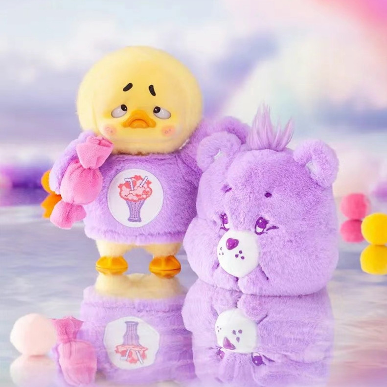 [1983] Care Bears UPSETDUCK One For You Duck Have You a Duck พวงกุญแจตุ๊กตา Mystery Box 3PE3