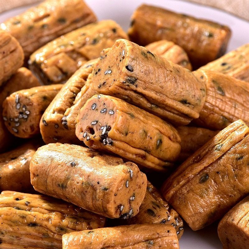 姜糖正宗暖胃驱寒生姜糖手工老姜糖块芝麻姜糖辣味糖果零食姜粒糖Authentic Ginger Candy Warm Stomach and Drive Cold Ginger Candy Handma