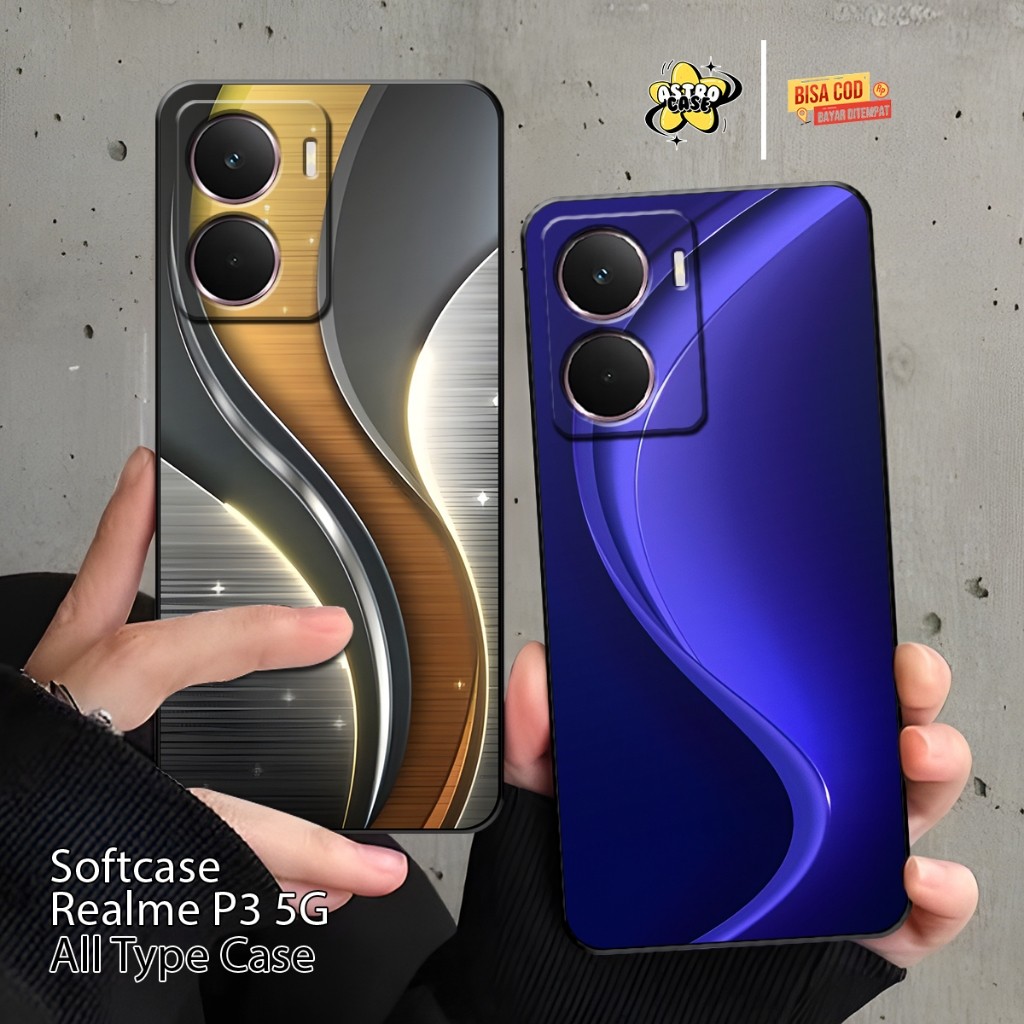 Realme P3 5G ใหม่พรีเมี่ยมหรูหราพิมพ์กรณี - Luxury Motif Softcase Realme C71/Realme C75/Realme 14/Re