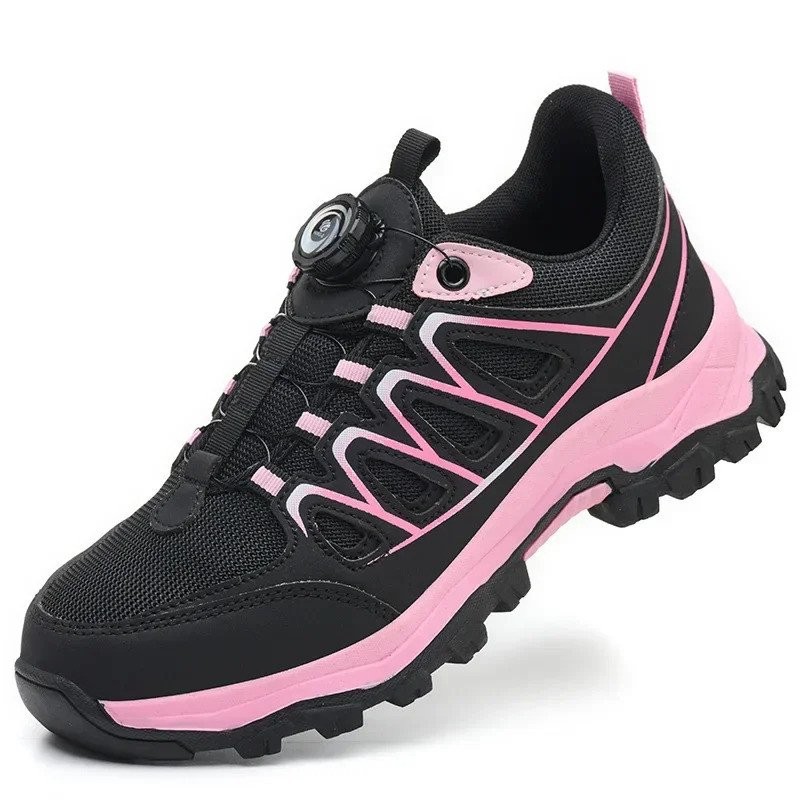 อุตสาหกรรมความปลอดภัยรองเท้าเทนนิสสําหรับผู้หญิงน้ําหนักเบาทํางานรองเท้านิรภัยหัวเหล็กรองเท้าทํางานส