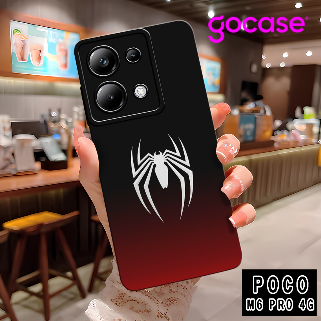( DTF 35 ) ยางยืดหยุ่น softcase สําหรับ Poco x6 5G l Poco m6 pro 4G l Redmi note 13 pro 5G l Redmi n