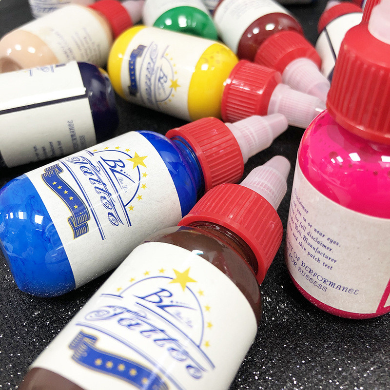 Tattoo Pigment 30ml สี Tattoo Pigment ชุด Tattoo Ink Pigment Tattoo Ink Tattoo อุปกรณ์