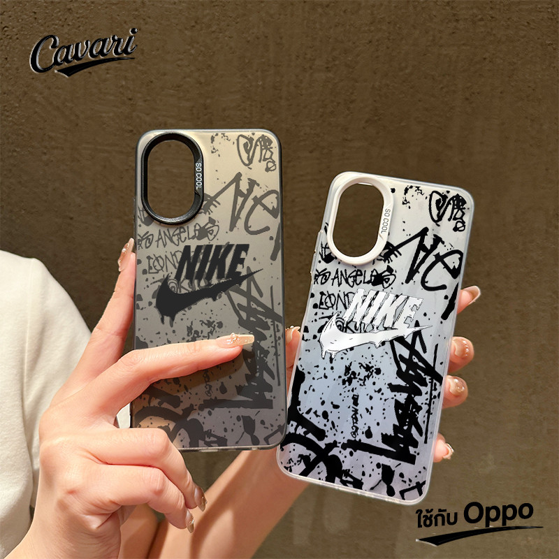 เคสโทรศัพท์ OPPO A17 A57 A3s A18 A53 A16 A58 A7 A17K A5 A38 A54 A12 A77 A15 A9 A5s A78 Reno 5F ไนก์กราฟฟิที โทรศัพท์ จัด