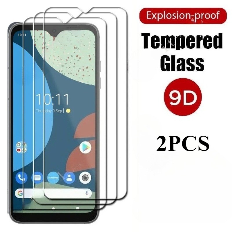 2PCS Anti Spy ความเป็นส่วนตัวฟิล์มกระจกนิรภัยสําหรับ Fairphone 6 สีดําขอบน้ํามันหลักฐานป้องกันหน้าจอ