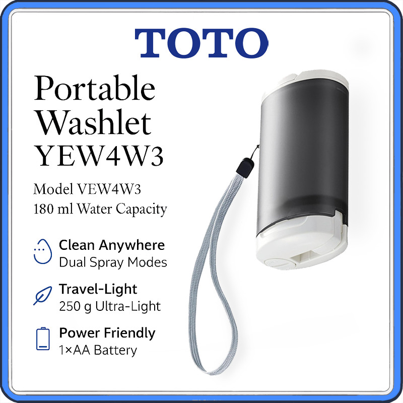 TOTO Portable Washlet Gray YEW4W3