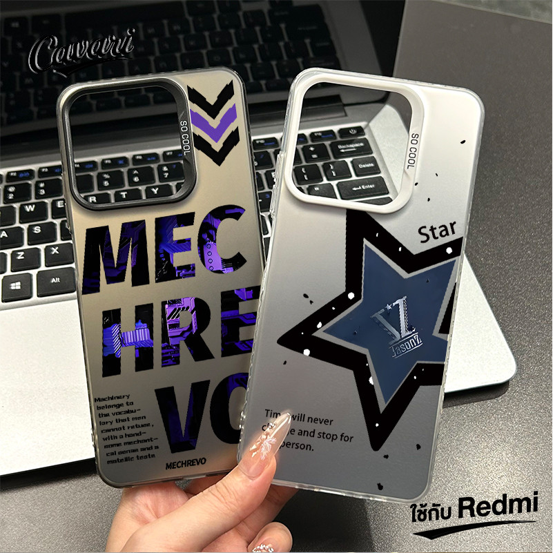 เคสโทรศัพท์ Redmi 12 13C 12C 9A 9T 10C 9 10 10A 9C NFC A1 POCO M3 X5 Note 13 12 10 11 8 9 10Pro อาร์ตสไตล์แนวเทคโนโลยี โ