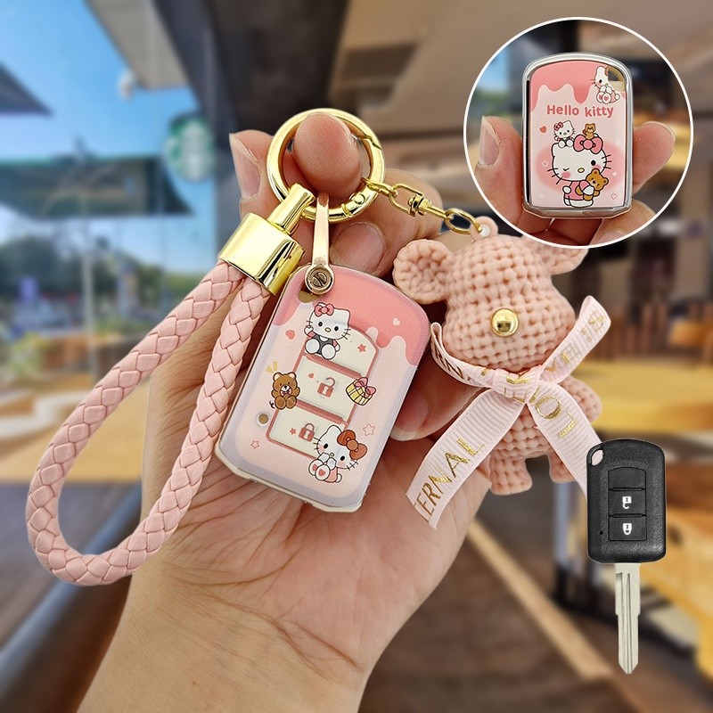 เคสกุญแจรีโมทรถยนต์ TPU Mitsubishi Mirage Attrage Triton กระเป๋าใส่กุญแจรถยนต์ ปลอกกุญแจรถยนต์