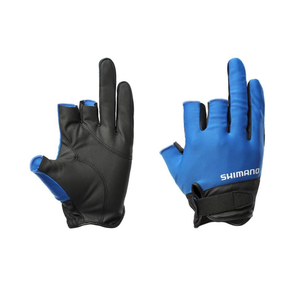 Shimano 01 Basic Glove 3 Cut GL-008Y Blue 2XL
