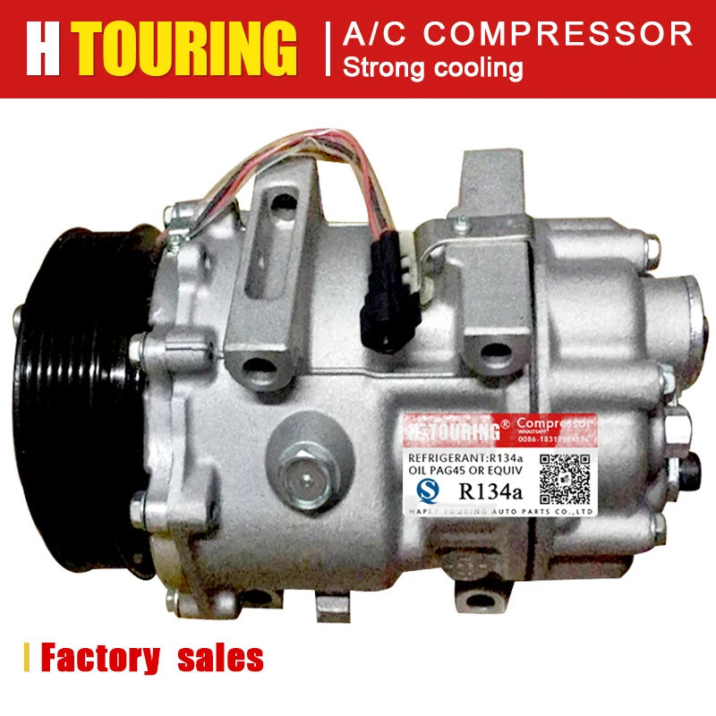 สําหรับ Ford Focus Mk2 Ac Compressor 2.0 TDCI 2005-2008 Fit VOLVO V50 S40 C30 2.0 ดีเซล 2004-2010 3M
