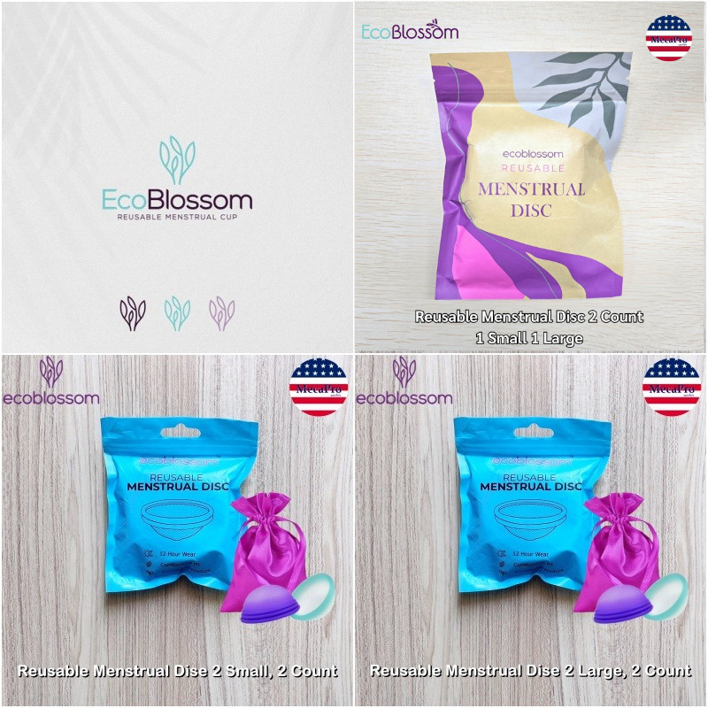 [EcoBlossom] Reusable Menstrual Disc 2 Count ถ้วยอนามัย ถ้วยรองรับประจำเดือน