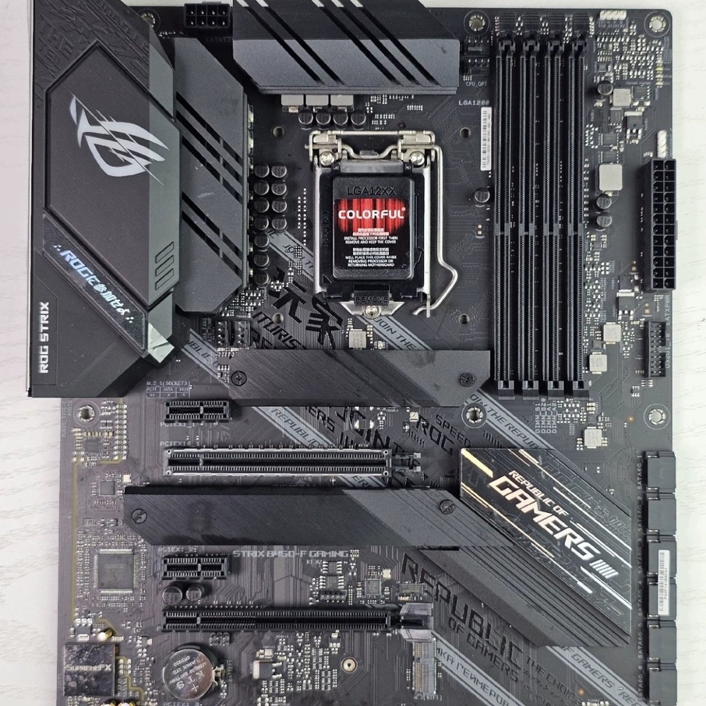 Asus ROG STRIX B460-F GAMING1200 เมนบอร์ดรองรับ i7 10700i9 10900KFcpu