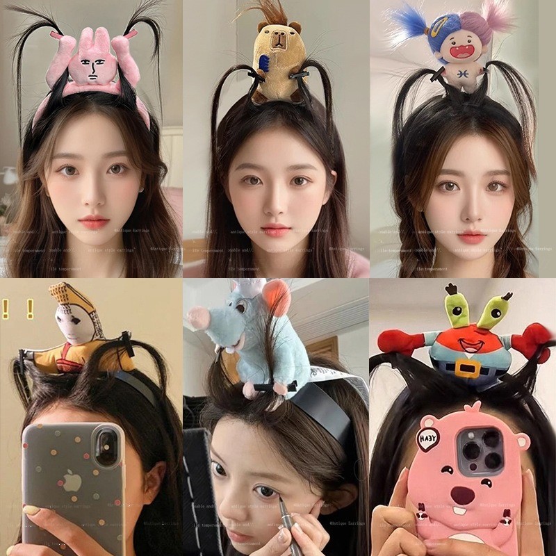 ที่คาดผมตุ๊กตา หวานน่ารัก สำหรับตกแต่งทรงผมและสร้างความสนุก