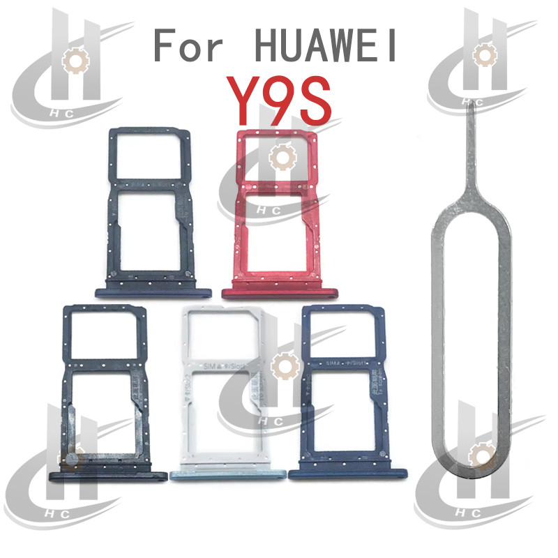 สําหรับ Huaiwei Y9S Nano ซิมการ์ดถาดผู้ถือการ์ด Reader SD Slot อะแดปเตอร์อะไหล่