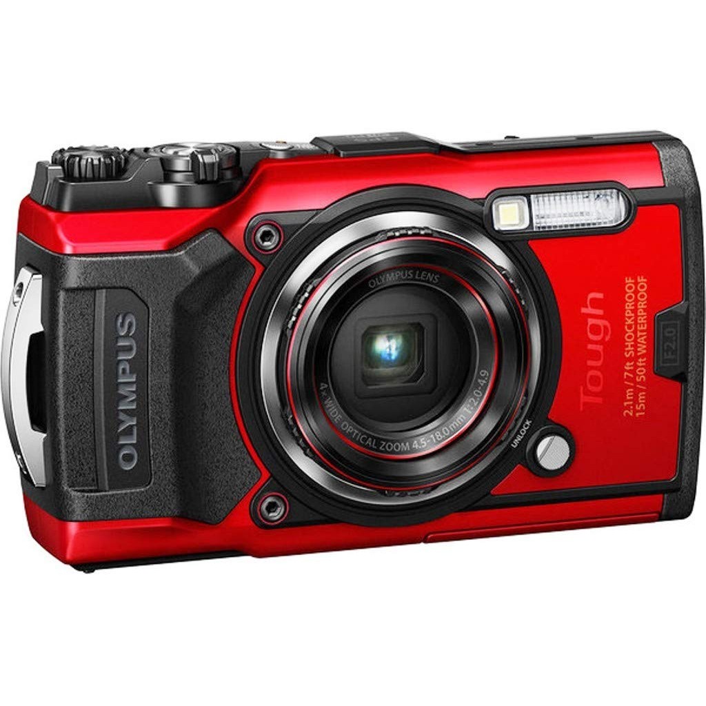 OM SYSTEM/OLYMPUS OLYMPUS Digital Camera Tough TG-6 Red 12MP CMOS F2.0 15m Waterproof 100kgf Load-be