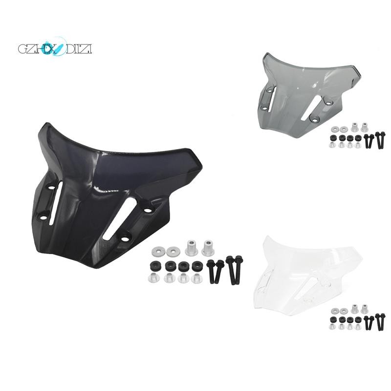 GzhxdiiziFor Yamaha MT09 FZ09 MT-09 FZ-09 2021-2022 กระจกรถจักรยานยนต์กระจก Deflector ฝาครอบหน้าจอลม