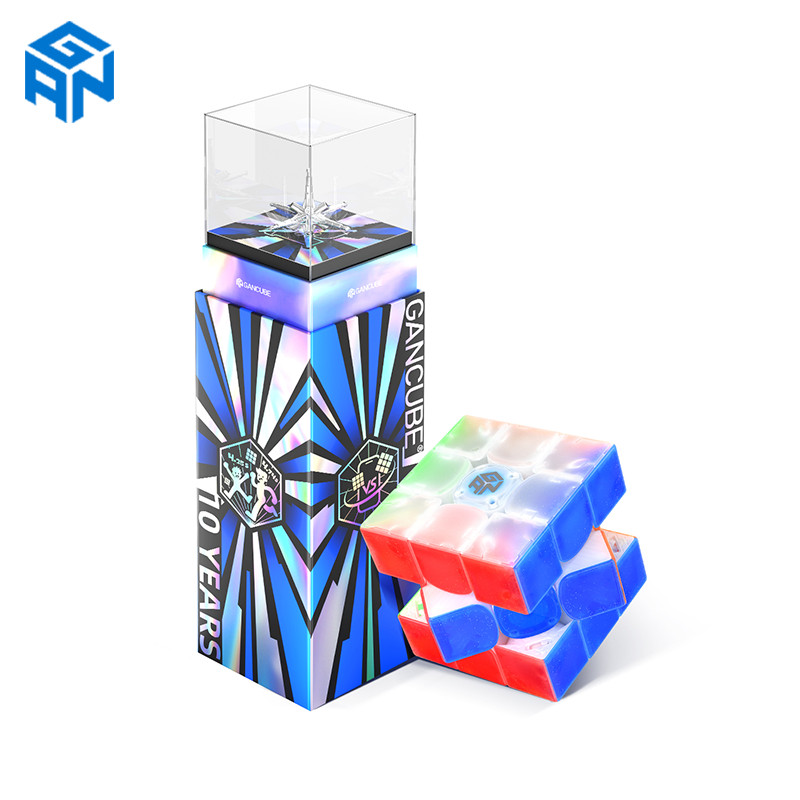 Gan 15 Maglev UV 3x3 Magnetic Cube Professional GAN15 Maglev 3x3x3 ความเร็ว Cube ปริศนาของเล่น GAN 15 Maglev 10 ปี Grand ชุดของขวัญ 3x3 Cube