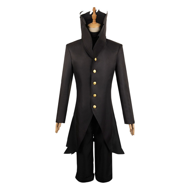 Dandadan Ken Takakura สีดําชุดอะนิเมะคอสเพลย์เครื่องแต่งกายชุดฮาโลวีน Carnival ชุด