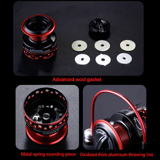 รอกหมาป่า SHIMANO 2000-7000 คันโลหะเต็มรูปแบบ สำหรับตกปลาน้ำจืดและทะเล ราคาประหยัด